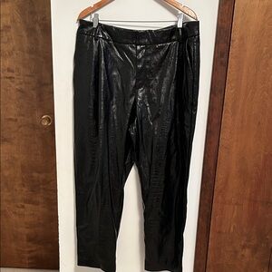 Eloquii Black Straight Leg Pants
